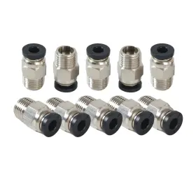PC4-M10-10 3DMKSPACEU Bowden Tube Coupler Male Straight Ptfe
