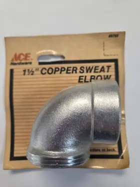 49760 ACE HARDWARE Copper Sweat Elbow Solder Connection