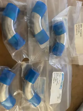 A2HC-1-PL-316 ADVANCED FITTINGS USA Deg Elbow Weld Sanitary