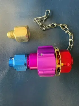 6755-12D AEROQUIP Hydraulic Coupler Adaptor Skydrol