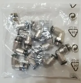 50111N-6-1-4 AIGNEP Deg Elbow Push Connect Fitting Bsp Od