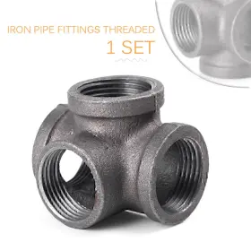 550731721823 AIR ROCKET Outlet Tee Malleable Iron Pipe #2