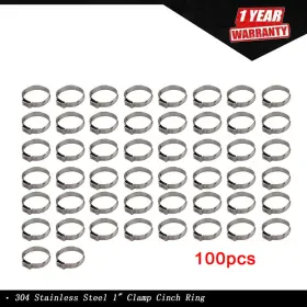 HP3585 ALL-CARB Pack Steel Clamp Cinch Ring Crimp Pinch