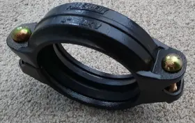 20444BB ALLEGHENY Ductile Iron Coated Groove Coupling Nbr