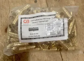 778942784288 AMERICAN GRANBY Pack Pex Coupling Crimp Fitting