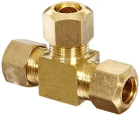 719852933809 ANDERSON METALS Compression Tube Fitting Tee Od