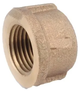 738108-04 ANDERSON METALS Pipe Cap Fitting Lead