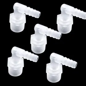AWW-123100800 ANPTGHT Hose Barb Fitting Elbow Male