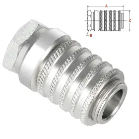 VA2104001 ANVALEE Port Diagnostic Coupler Nptf Thread