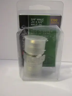 E190 APACHE Hydraulic Adapter Male Jic