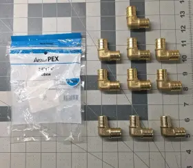 APXE3410PK APOLLO Pex Crimp Elbow Shark Bite