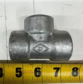 0361502214 APPROVED SOURCE Tee Fitting Fnpt Electroplated