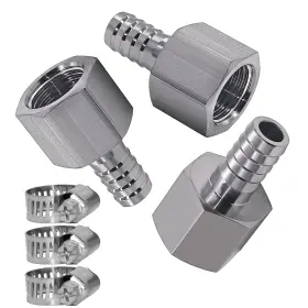 1ZF-00752-FTB BEDUAN Steel Hose Barb Female