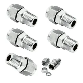 783710499042 BEDUAN Steel Compression Fitting Ferrule Tube Od