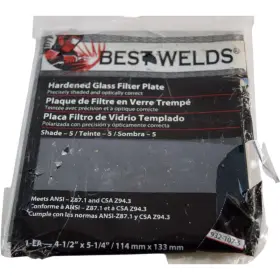932-107-5 BEST WELDS Hardened Glass Filter Plate Lens Shade