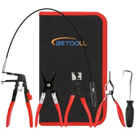 HW0105-4 BETOOLL Pliers Set Wire Hose Clamp Fuel Oil Water HW0105-4 BETOOLL Pliers Set Wire Hose Clamp Fuel Oil Water