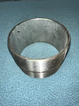 GN400XCL BMI Ldr Galvanized Close Nipple Pipe Fitting Npt