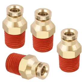 RP1000-P8-M8-4PC BOERAY Push Connect Fittings Od Npt Thread