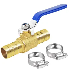 Boltigen 730851397454 Brass Hose Barb Ball Valve Kit-1pcs 3/4ftft Heater Shut 3/4 Inch 19mm Boltigen 730851397454 Brass Hose Barb Ball Valve Kit-1pcs 3/4ftft Heater Shut 3/4 Inch 19mm