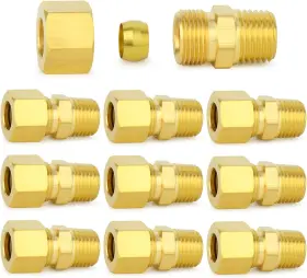 313107317316 BRANDED01 Compression Tube Fitting Npt Male