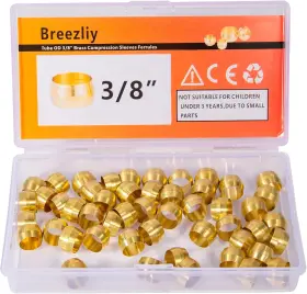 313053065064 BREEZLIY Tube Od Compression Ferrules Fitting
