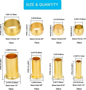 313094923927 BREEZLIY Tube Od Compression Ferrules #2