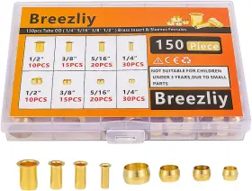 313094923927 BREEZLIY Tube Od Compression Ferrules