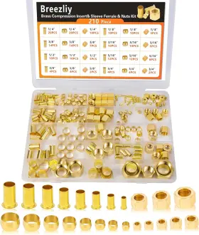 445030663611 BREEZLIY Compression Fittings Sleeve Kit