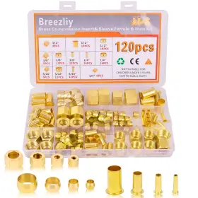 712417964836 BREEZLIY Compression Fittings Air Water Fuel Oil
