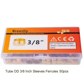 762027464790 BREEZLIY Tube Od Compression Ferrulesbrass #3