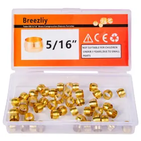 762027464806 BREEZLIY Tube Od Compression Ferrules Kit