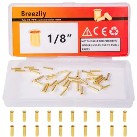 762027466336 BREEZLIY Tube Compression Ferrules Compress