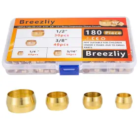 762027480141 BREEZLIY Tube Od Compression Ferru