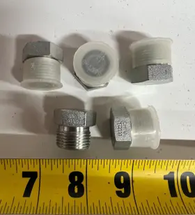 08-MFS BRENNAN Hydraulic Hex Plug Male Seal Steel