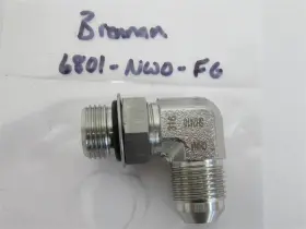6801-NWO-FG BRENNAN Jic Flare Ring Boss Elbow