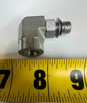 6815-04-04-NWO-FG BRENNAN Hydraulic Elbow Male Female Ring