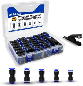762849017242 BRINTEK Push Connect Fittings Pneumatic