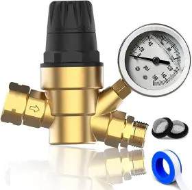 MVID-516 BUKEER Rv Regulator Camper Travel Tailer Water Gauge