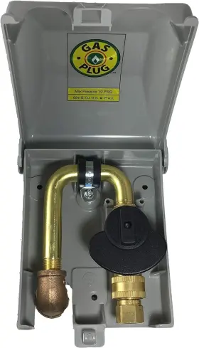 GO101-6G-50 BURNABY MANUFACTURING Pvc Gas Plug Rear Npt Inlet