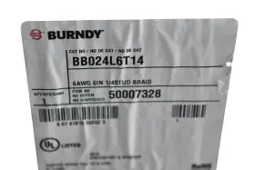BB024L6T14 BURNDY Braid #2