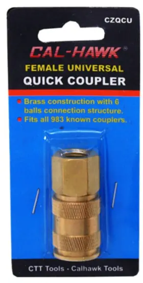 Czqcu CAL-HAWK Coupler Female Air Compressor Hose Fitting