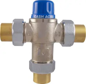 24514 CASH ACME Thermostatic Mixing Valve Sweat