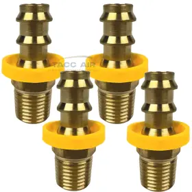 920EE CCI Pack Lock Hose Barb Fitting Connector Push Mnpt