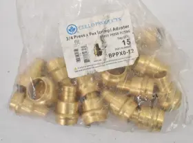 BPPX0-12 CELLO Crimp Adapter Press Fittings Pex