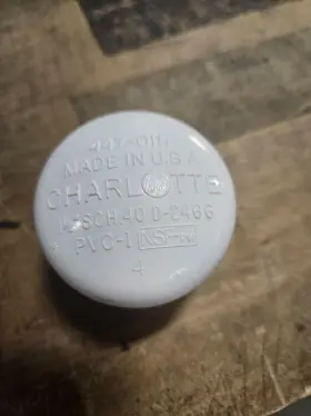 447-015 CHARLOTTE Pipe Slip Cap #3