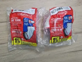 CTT-300 CHARLOTTE Connectite Pvc Dwv Elbow Push