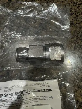 M750DC53S090 CHICAGO FITTINGS CORPORATION Steel Compression
