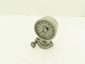 3SD2UGFBTSS CHICAGO STAINLESS Sani Flow Water Pressure Gauge