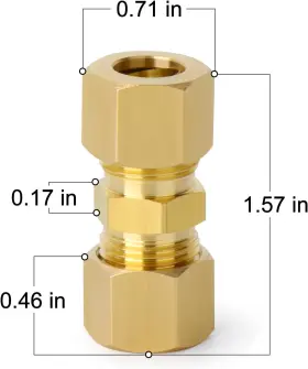 CWJX060 CHILLWAVES Compression Tube Fitting Od Union #2
