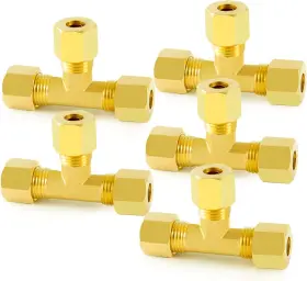 CWJX211 CHILLWAVES Tee Compression Tube Fitting Od Comp